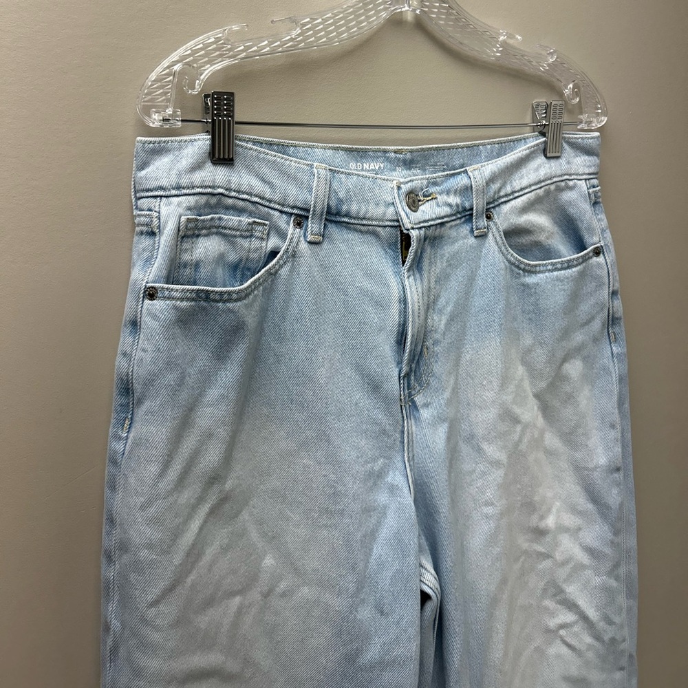 Old Navy Light Blue Flare & Wide Leg Jeans - Picture 2 of 5